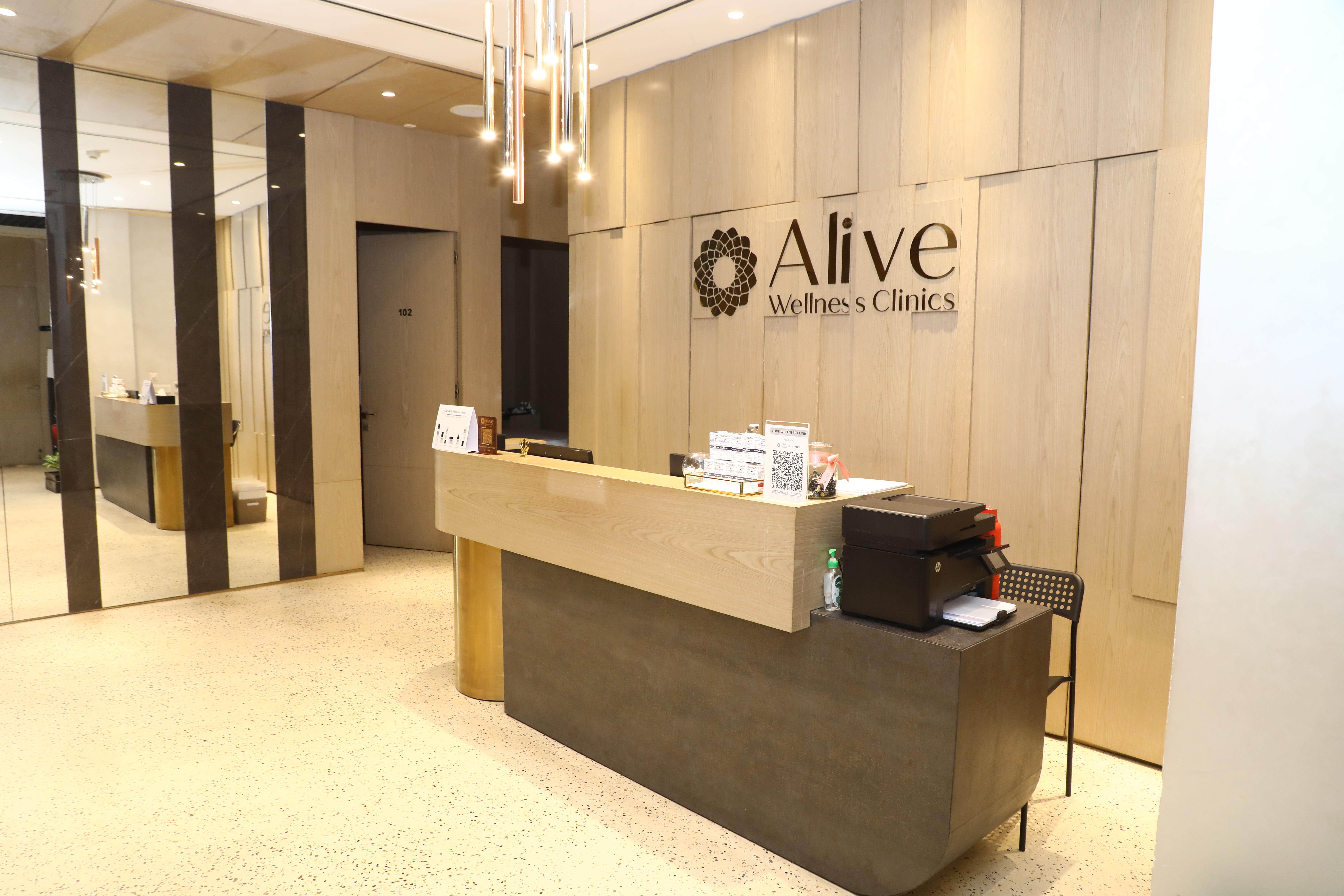 Reception at Alive Wellness Clinics