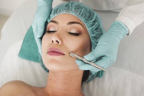 Laser skin resurfacing treatment